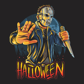 Premium Vector  Halloween t shirt design