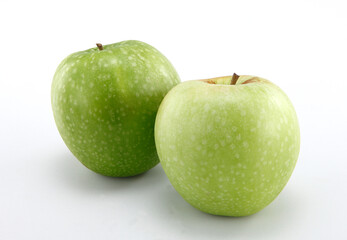 green apple isolated on white