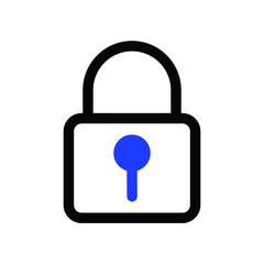 Lock Icon vector Security sign Padlock
