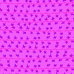 Strings of Flowers in pink