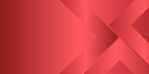 Obraz premium Abstract modern red background gradient color. Red maroon and white gradient with stylish line and square decoration suit for presentation design. 