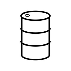Barrel icon vector on trendy design