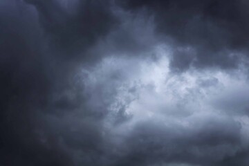 Obraz premium Many clouds are gathering to make it rain.