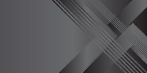 Dark black neutral grey metallic abstract background for presentation design 