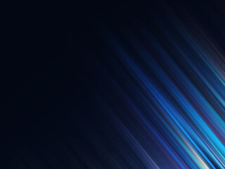 Dark and blue light streaks