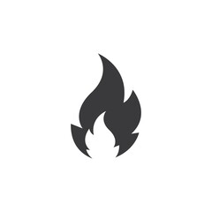 Fire flame  icon vector illustration design