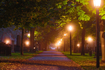 Stockholm, Sweden The Katarina cemetary at the Katarina Church