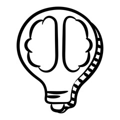 
Brainstorming vector in modern editable style 
