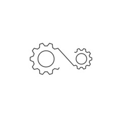 Gear  Template vector icon illustration