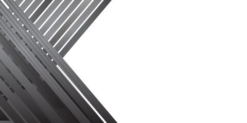 Black white abstract background geometry shine and layer element vector for presentation design. Suit for business, corporate, institution, party, festive, seminar, and talks. 