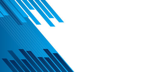 Blue lines abstract futuristic technology banner design. Vector background 