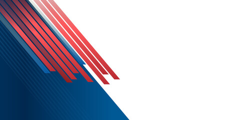 Obraz premium Abstract red and blue background 