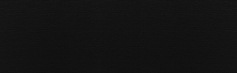 Panorama of Black towel pattern texture anf seamless background