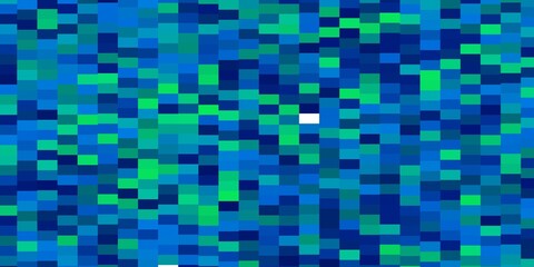 Light Blue, Green vector background with rectangles. Modern design with rectangles in abstract style. Pattern for websites, landing pages.