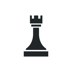 chess monarch vector isolated icon on white background