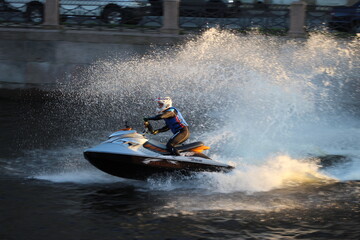 racing on the river