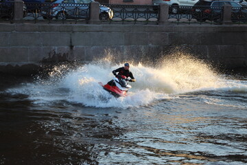 racing on the river