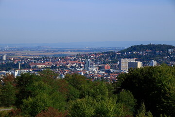 Blick auf die Stadt Leonberg im Landkreis Böblingen