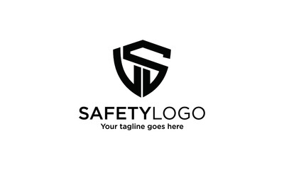 security logo, icon, symbol, abstract , initial logo safety