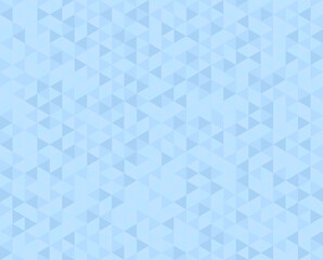 Blue triangle background. Geometric pattern. Vector illustration. 