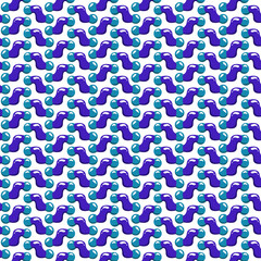 Vector pattern, repeating shapes. Circles with highlights and shadows