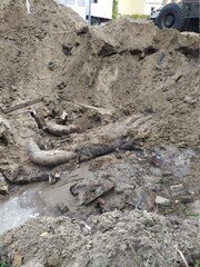 устранение утечки на теплосетях