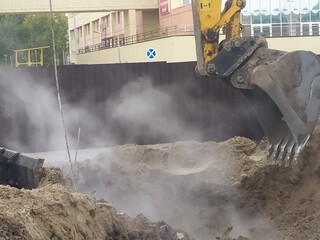 устранение утечки на теплосетях