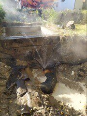 устранение утечки на теплосетях