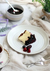 Mixed berry cheesecake