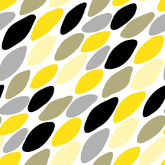 Seamless pattern with abstract shapes