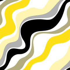 Seamless pattern with abstract stripes