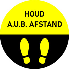 Houd a.u.b. afstand (