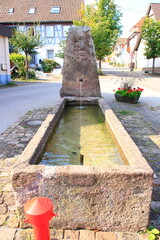 Steinbrunnen in der Gemeinde Steinegg bei Pforzheim