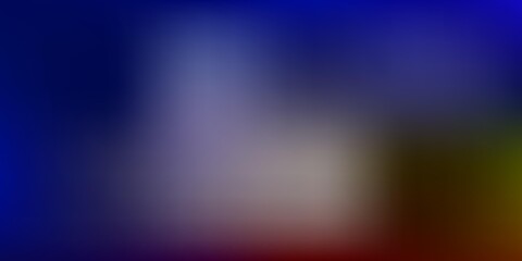 Dark Blue, Yellow vector blurred background.