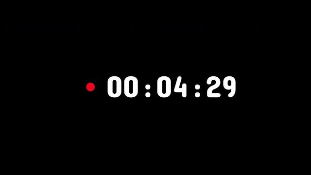 2D motion video. 10 second countdown timer for recording live video.
