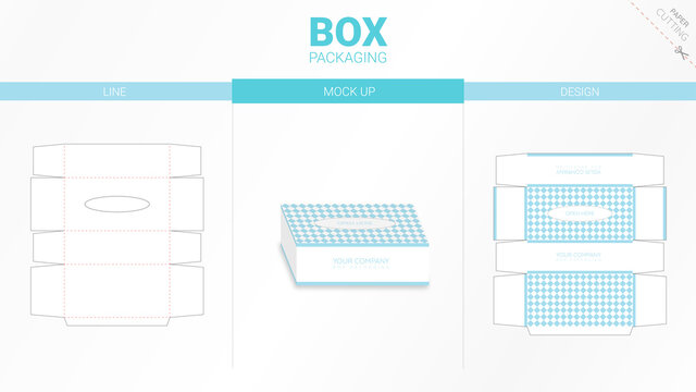 box packaging design tisue