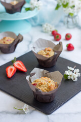 Gluten free strawberry muffins