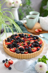 Mixed berry tart