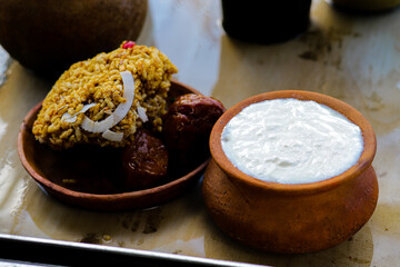 thai dessert in coconut milk