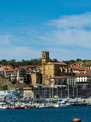 port of getaria where you can see the water and some annex buildings