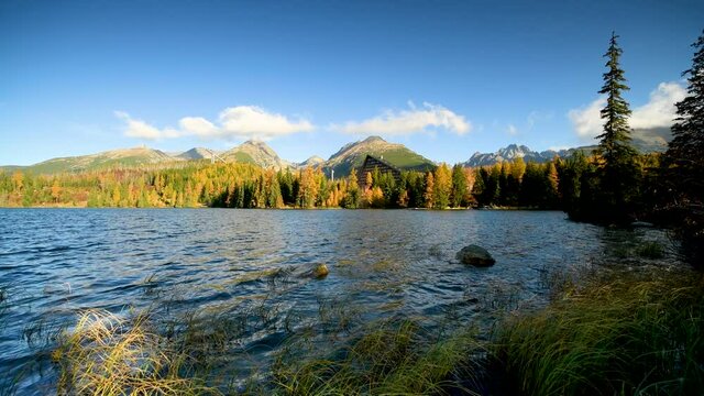 Strbskie pleso during autumn - Slovakia