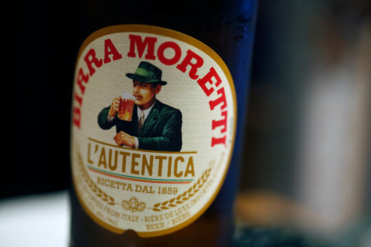 La bi&egrave;re italienne Birra Moretti