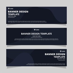 Vector abstract design banner web template