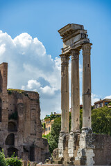 Roma ciudad eterna con muchos monumentos en Italia, Europa