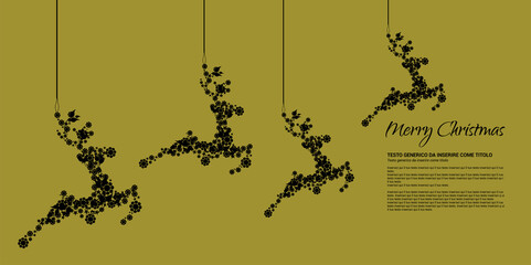 Grafica per la festivit&agrave; Natalizia