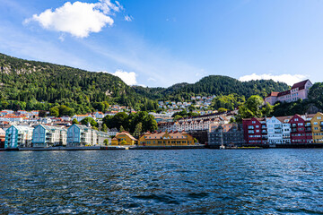 Fototapeta na wymiar view of the city bergen