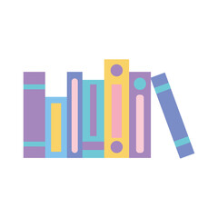 books literature encyclopedia isolated design white background