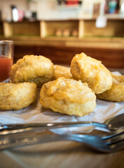 Fried chicken nuggets