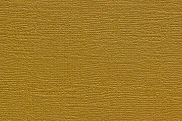 Gold colored plain textured cardstock background image. Color swatch shade with copy space.