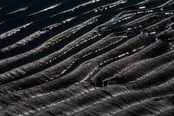 Bodenstrukturen im Watt